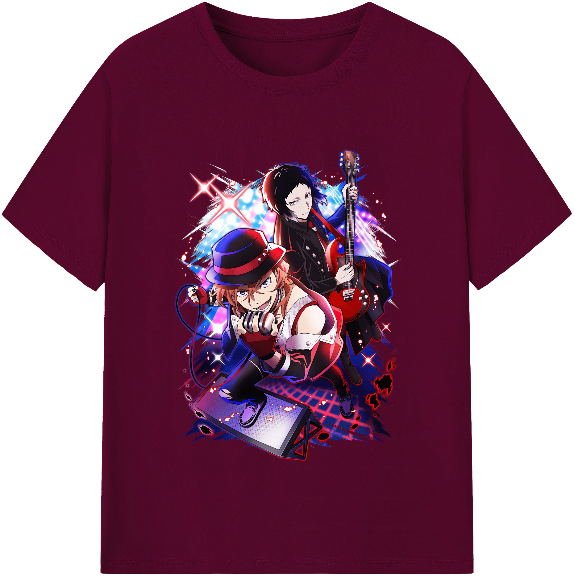 （画像用） 文豪ストレイドッグス Bungo Stray Dogs レディースカジュアルプリントTシャツ（綿100％）